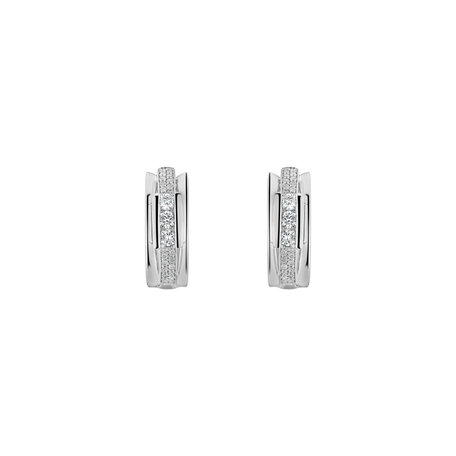 Náušnice s diamantmi Amazing Mosaic