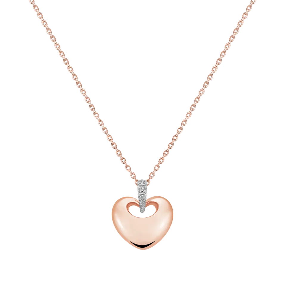 Přívěsok s diamantmi Love Mania