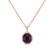 Přívěsok s ametystom a diamantmi Magic Mirror2