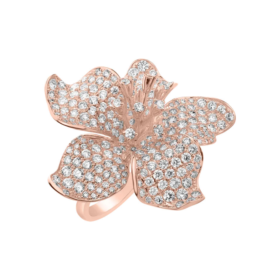 Prsteň s diamantmi Orchid Desire