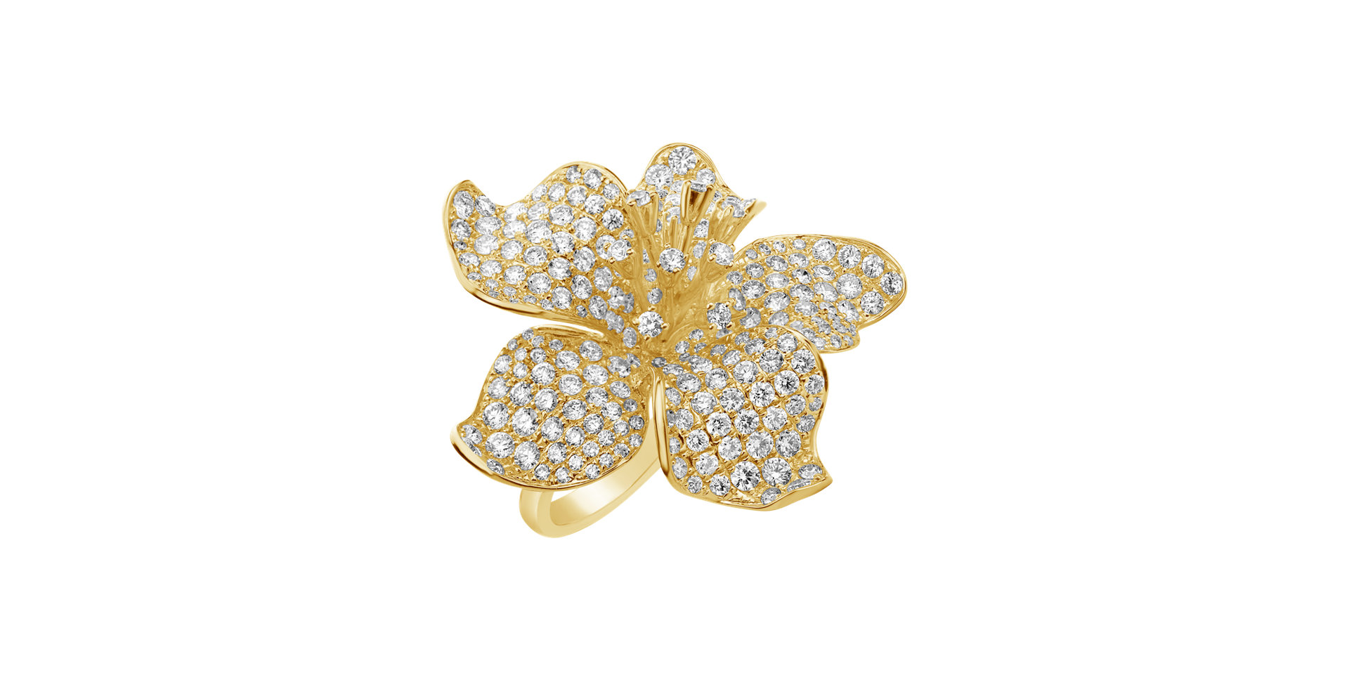 Prsteň s diamantmi Orchid Desire