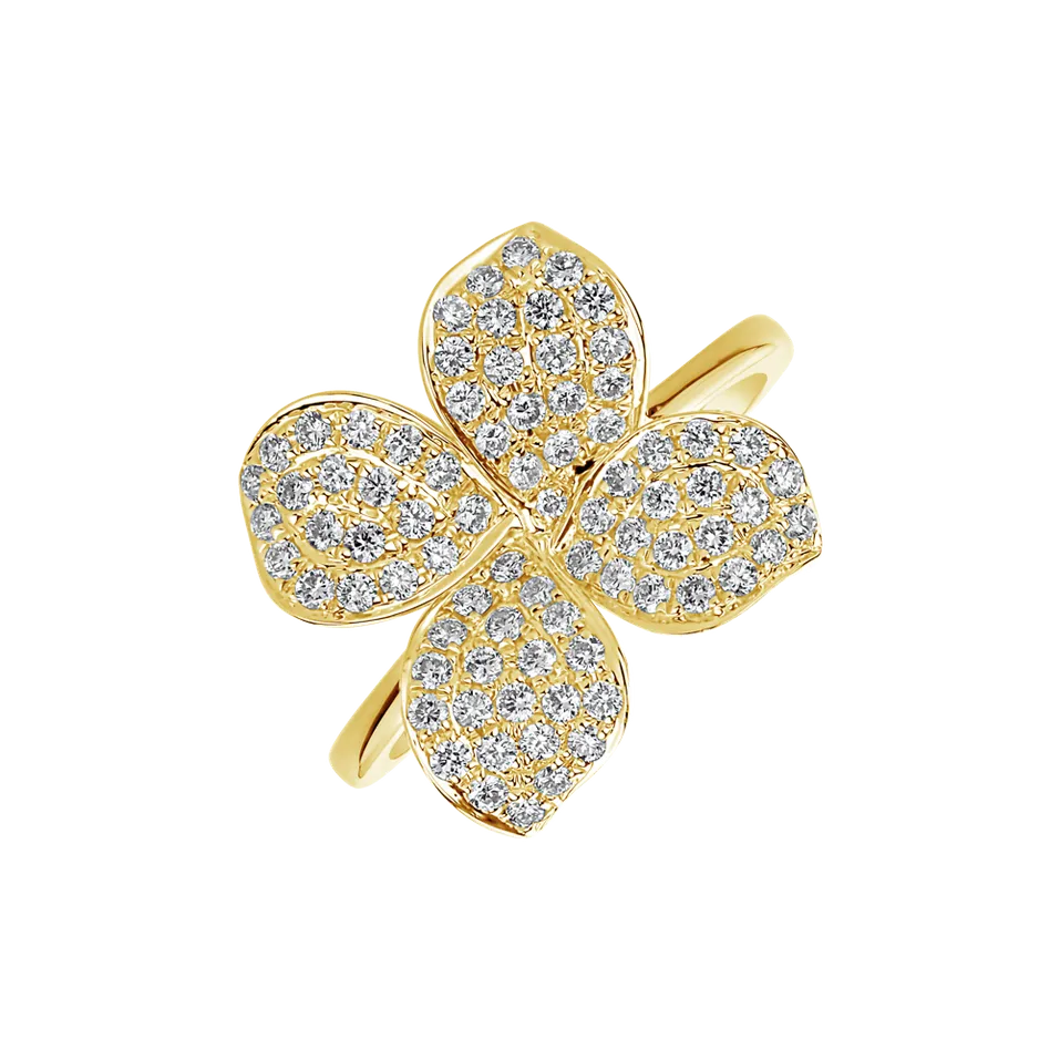 Prsteň s diamantmi Lucky Brilliance