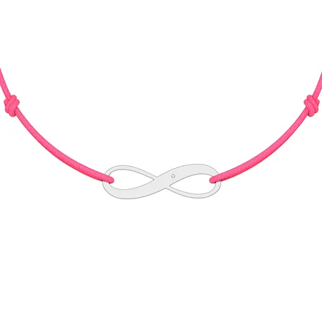 Diamantový náramok so šnúrkou Infinity