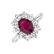 Prsteň s rubínom a diamantmi Princess Joy2