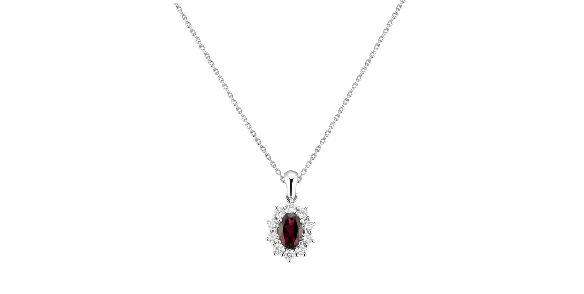 Přívěsok s turmalinom a diamantmi Goddess Elegance