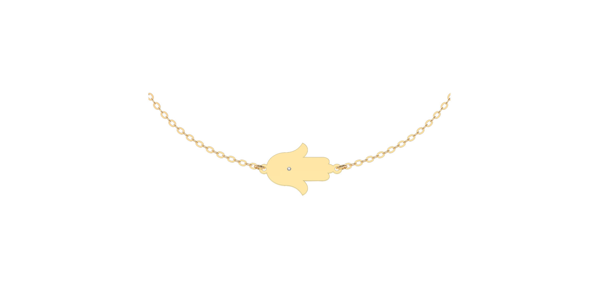 Náramok s diamantom Midnight Mystery