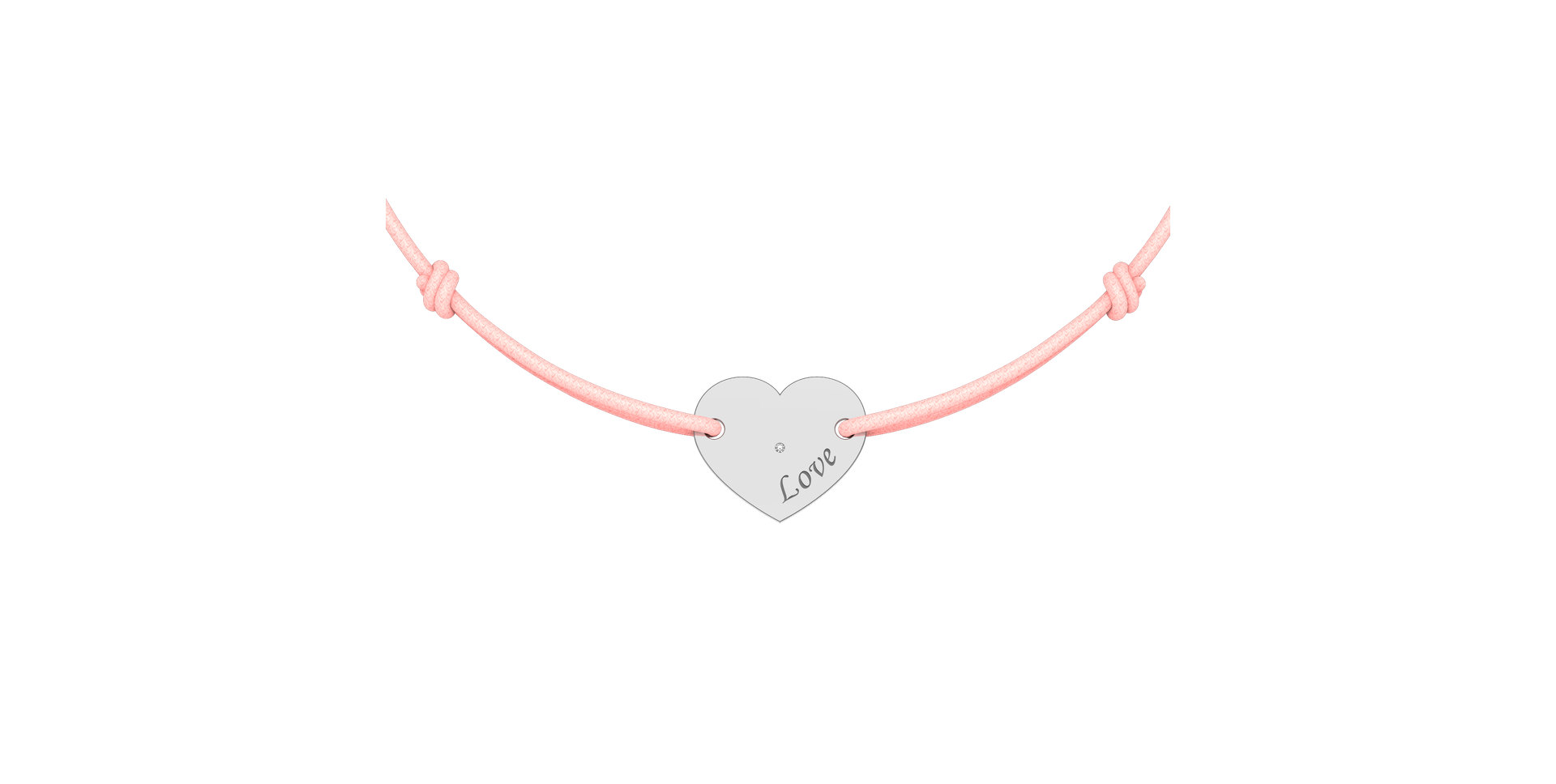 Náramok s diamantom Amour Gem