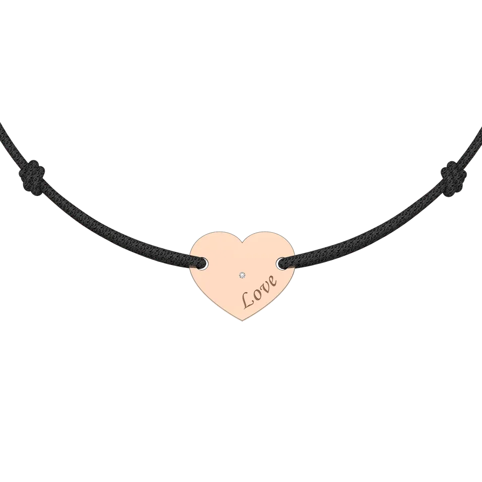 Náramok s diamantom Amour Gem