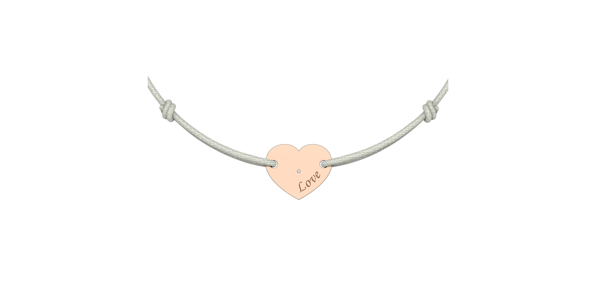 Náramok s diamantom Amour Gem