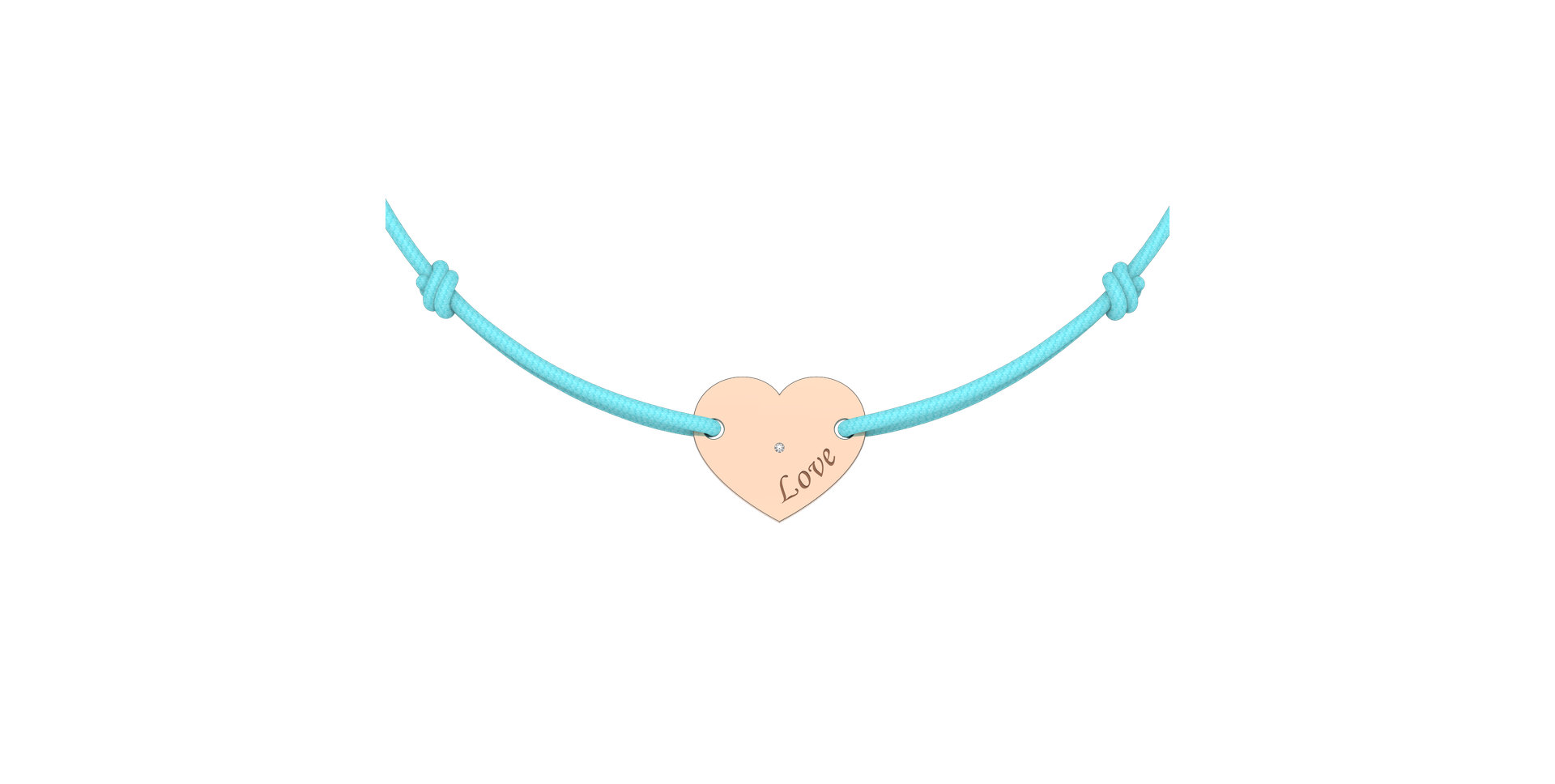 Náramok s diamantom Amour Gem