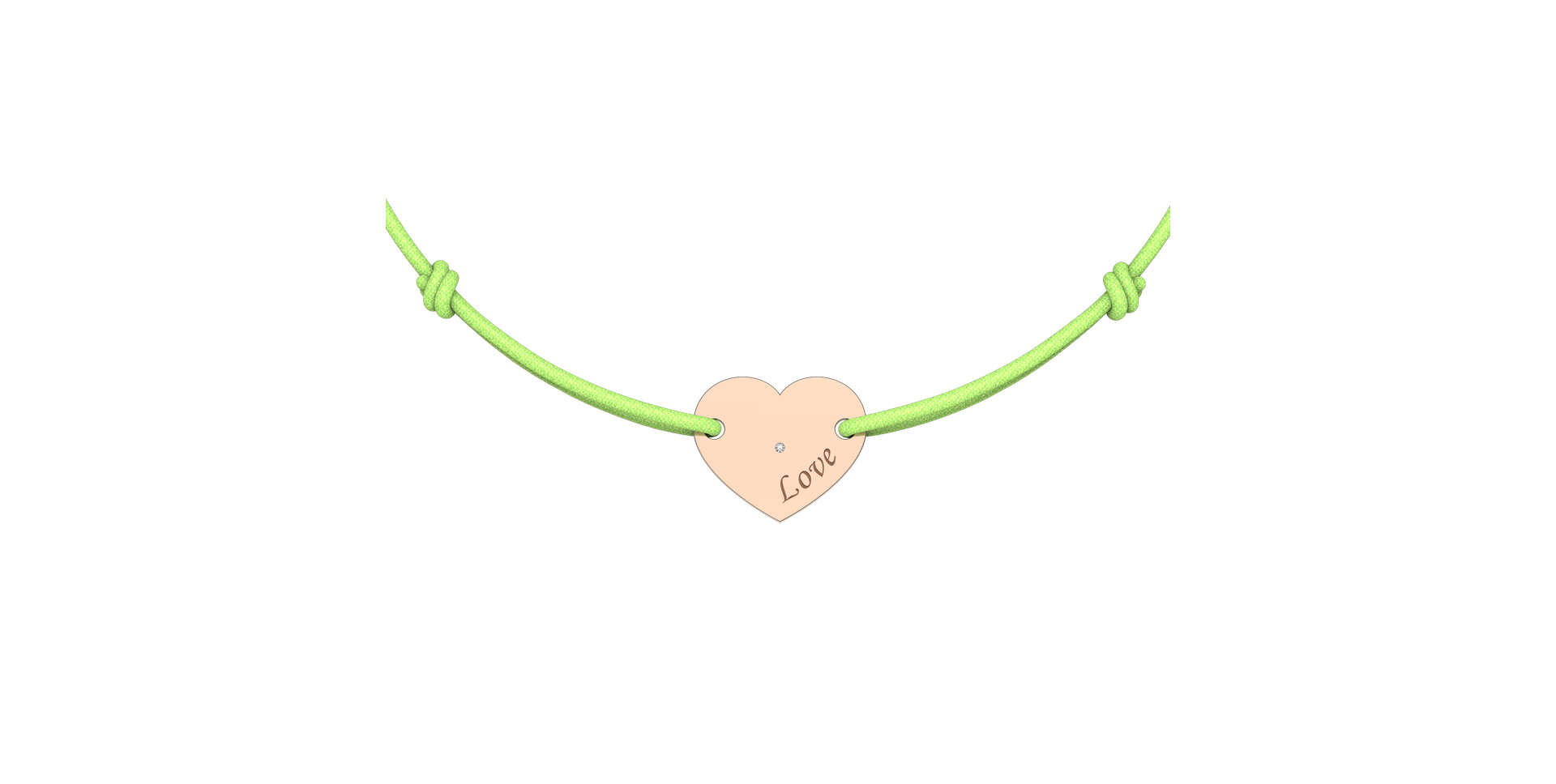 Náramok s diamantom Amour Gem