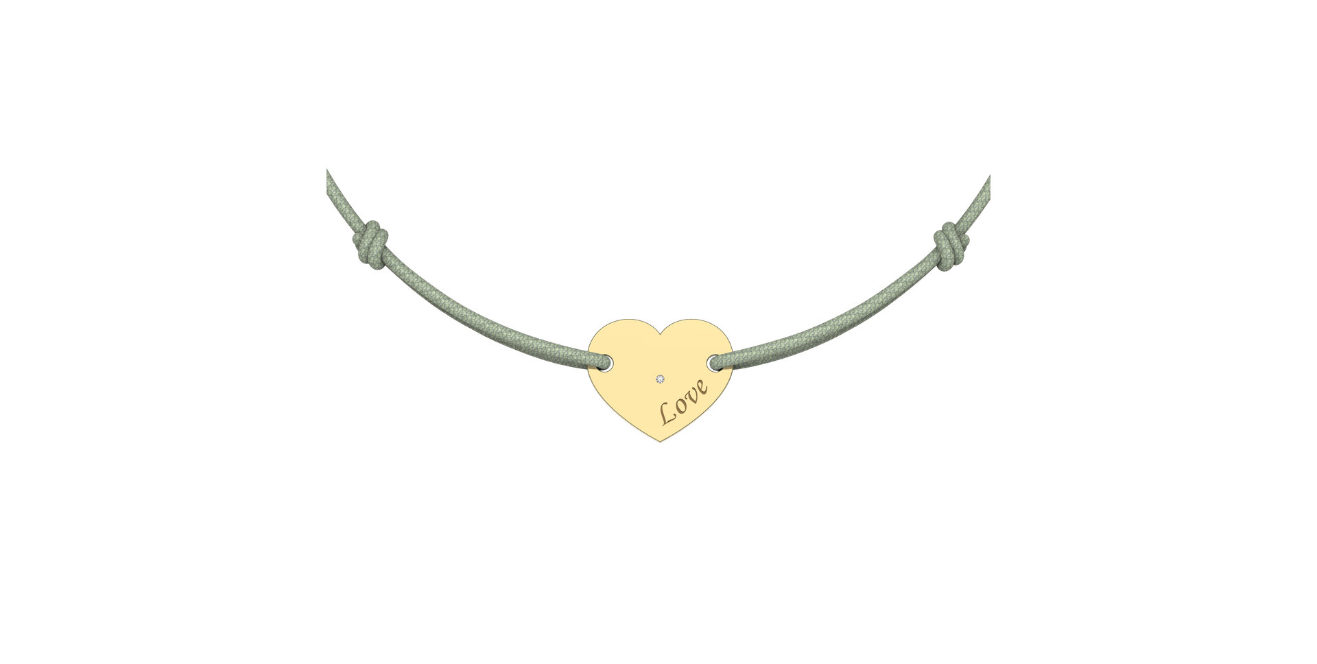 Náramok s diamantom Amour Gem