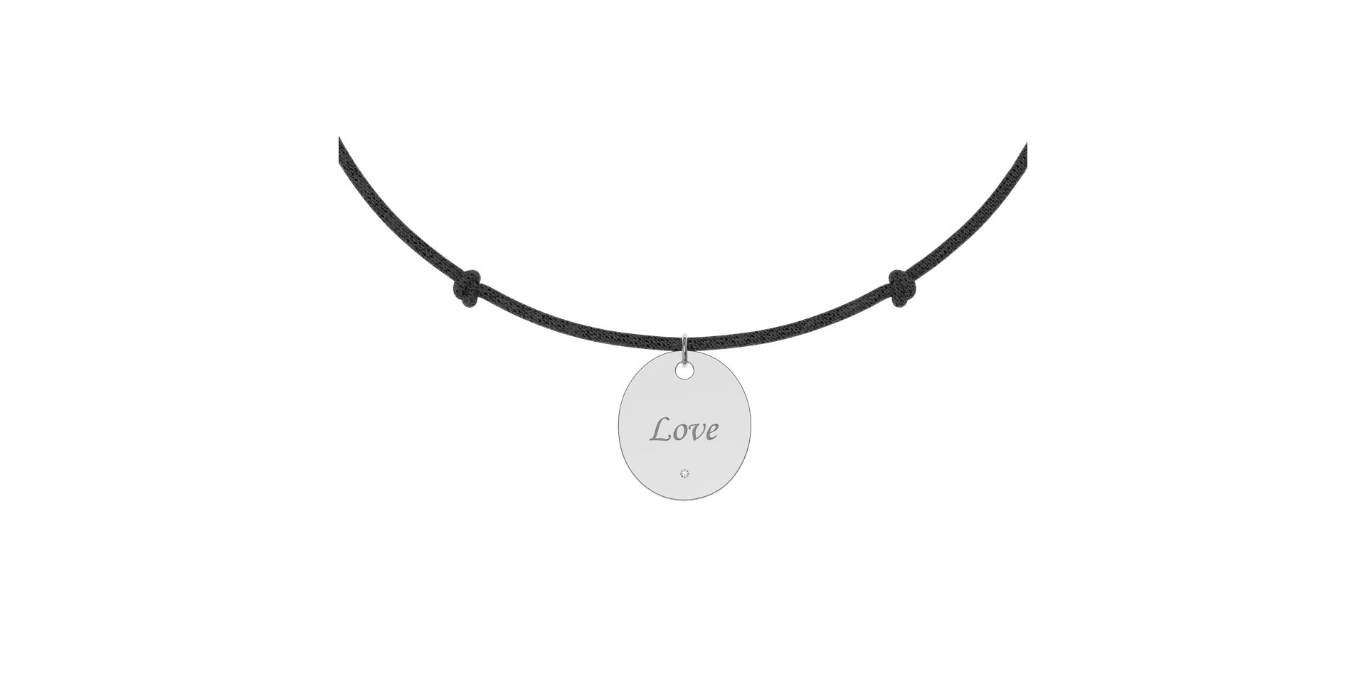 Diamantový náramok so šnúrkou Secret Love