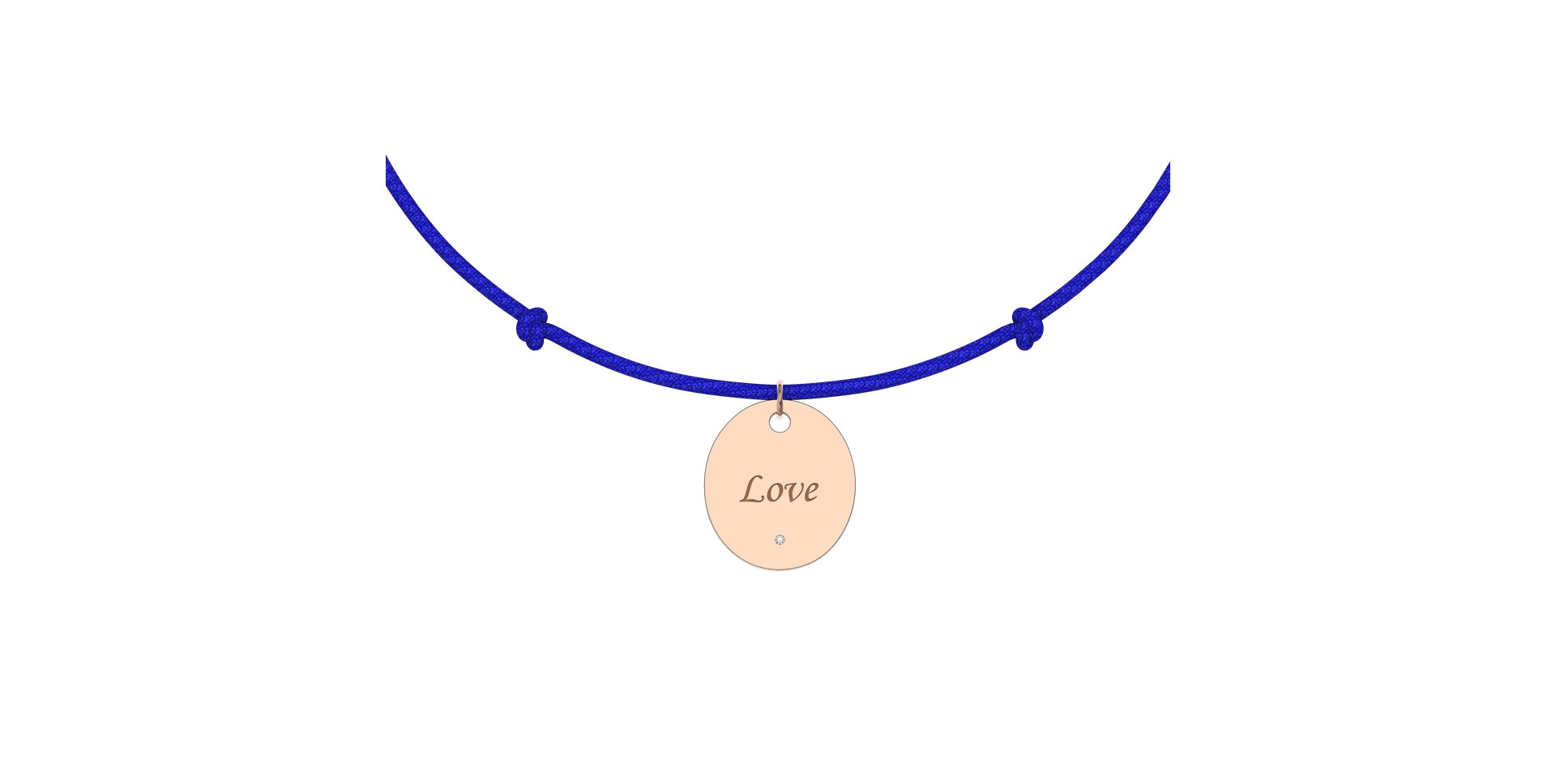 Diamantový náramok so šnúrkou Secret Love