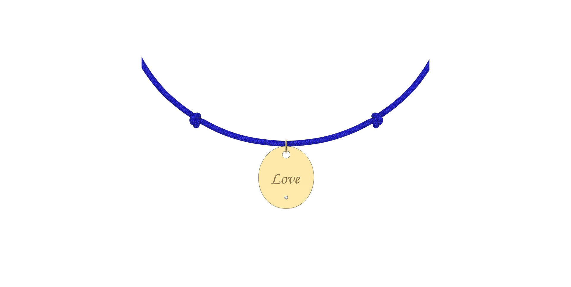 Diamantový náramok so šnúrkou Secret Love