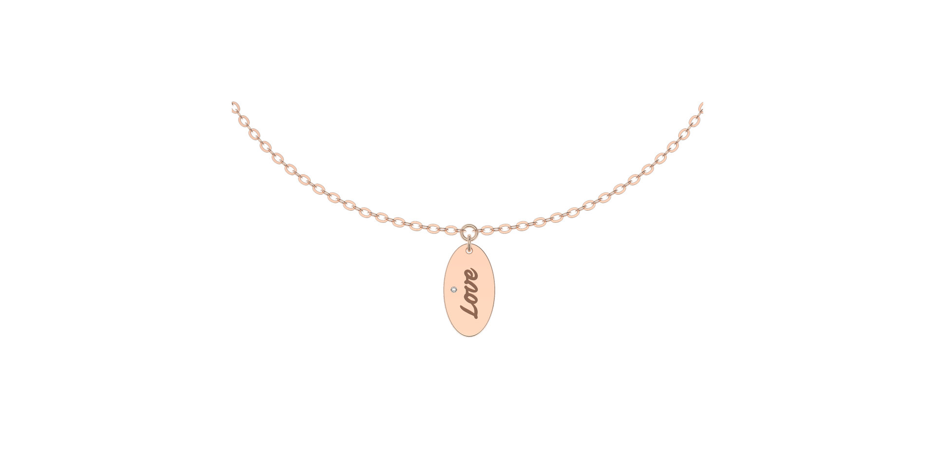 Náramok s diamantom Love Amour Message