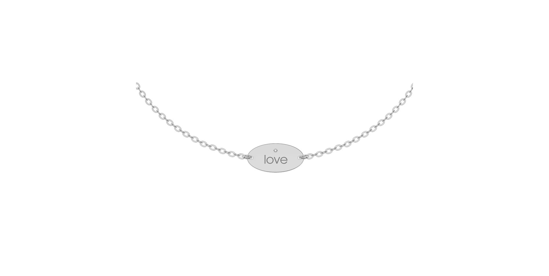 Náramok s diamantom Love Amour Icon