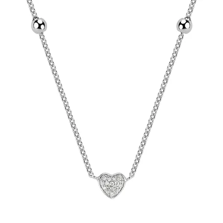 Náhrdelník s diamantmi Tender Heart