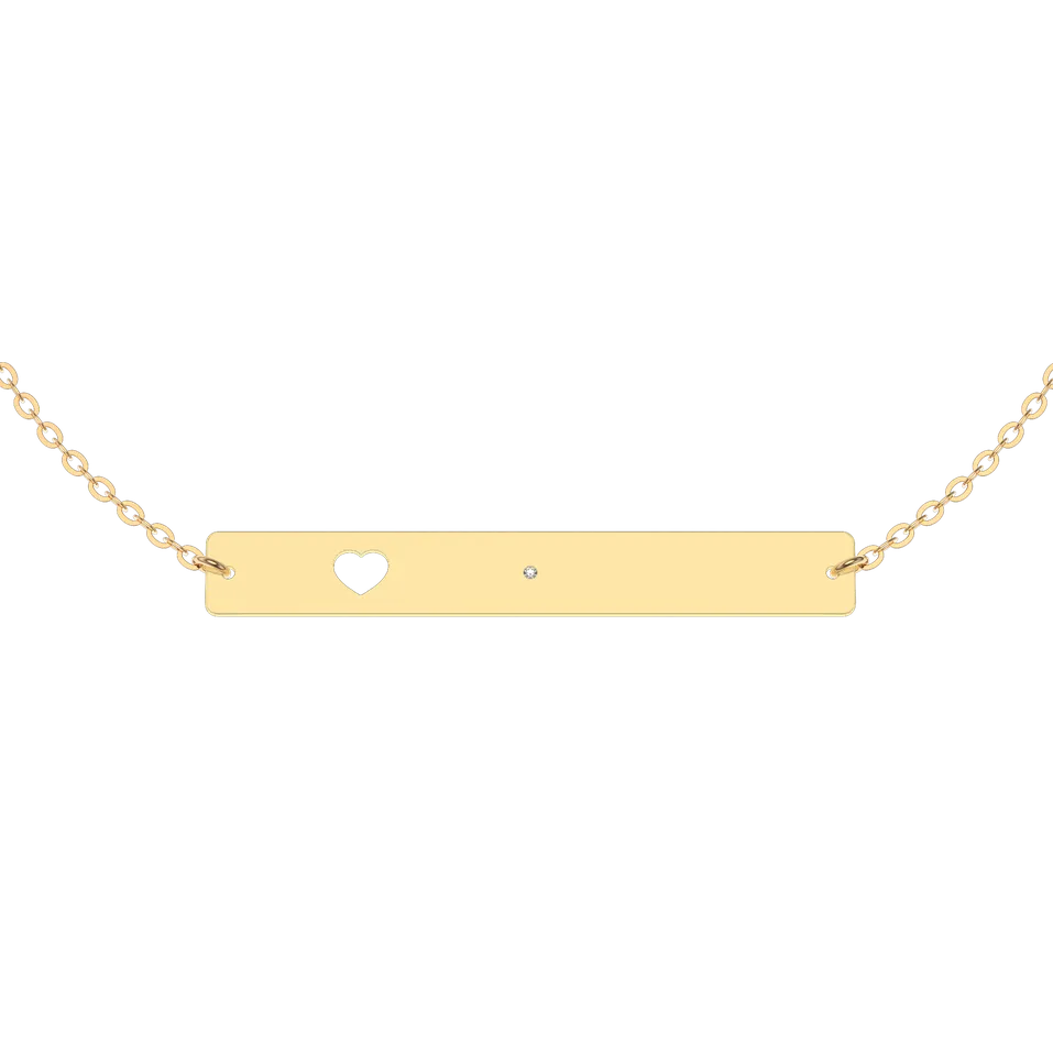 Náramok s diamantom Heart