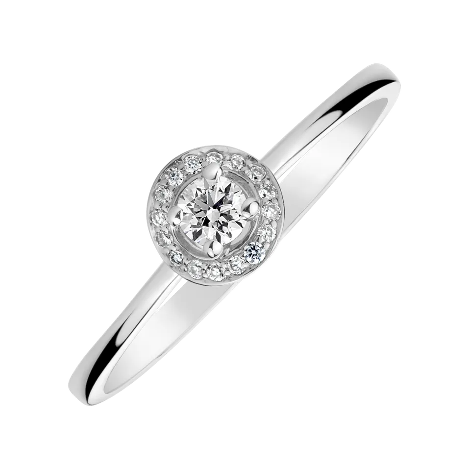 Prsteň s diamantmi Bright Glow