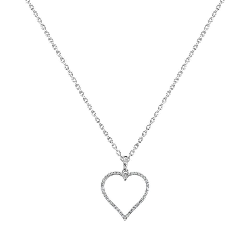 Přívěsok s diamantmi Ephemeral Love