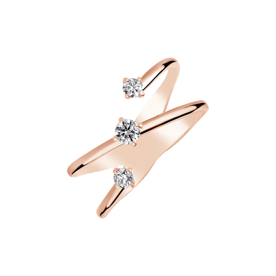 Prsteň s diamantmi Luxe Vesper