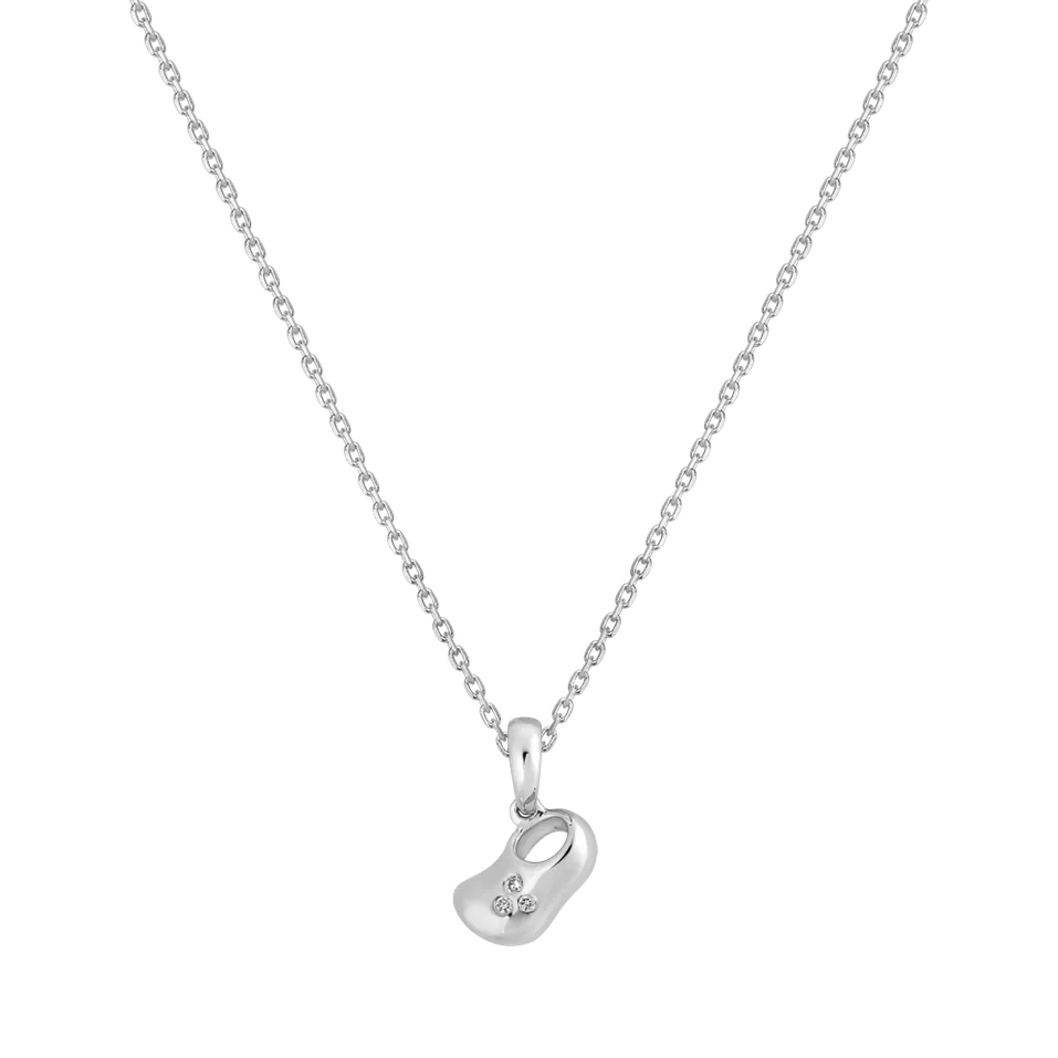 Přívěsok s diamantmi Diamond Shoe