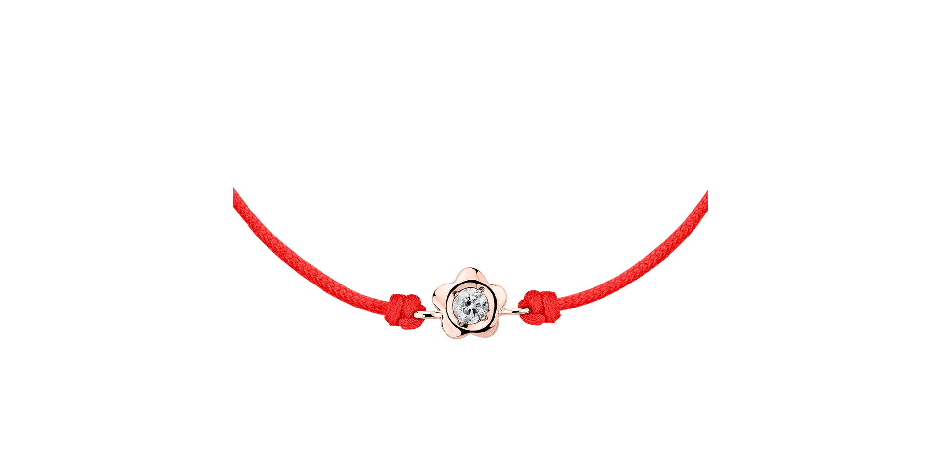 Diamantový náramok so šnúrkou Diamond Blossom