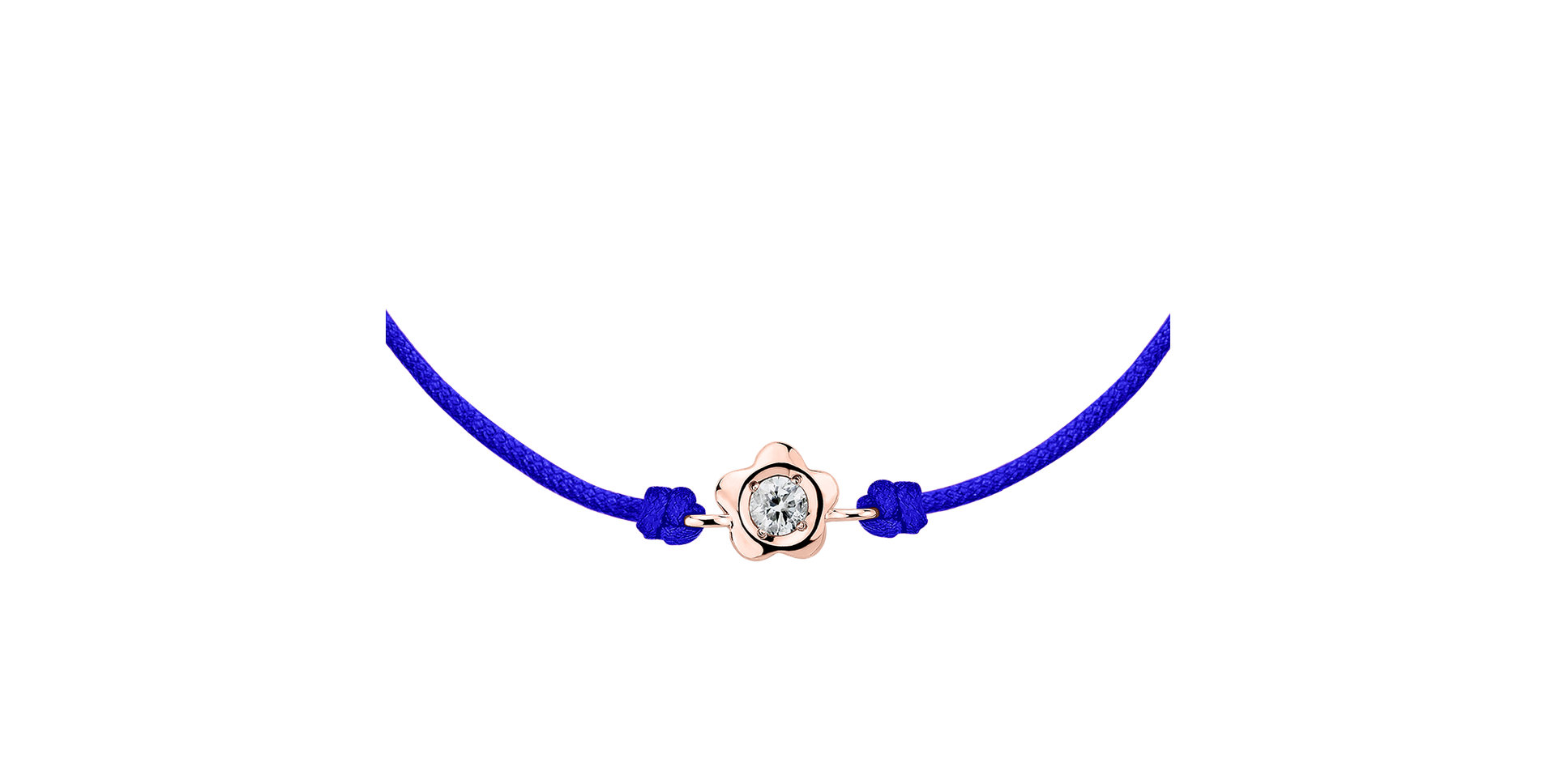 Diamantový náramok so šnúrkou Diamond Blossom