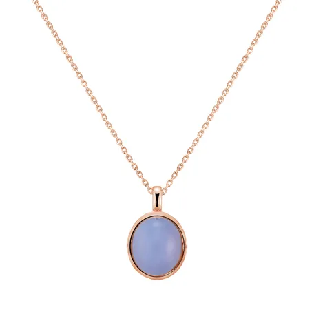 Přívěsok s chalcedonom a diamantmi Fairytale Drop
