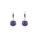 Náušnice s ametystom brazil Bonbon2
