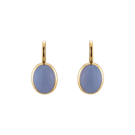 Náušnice s chalcedonom Miracle Cosmos