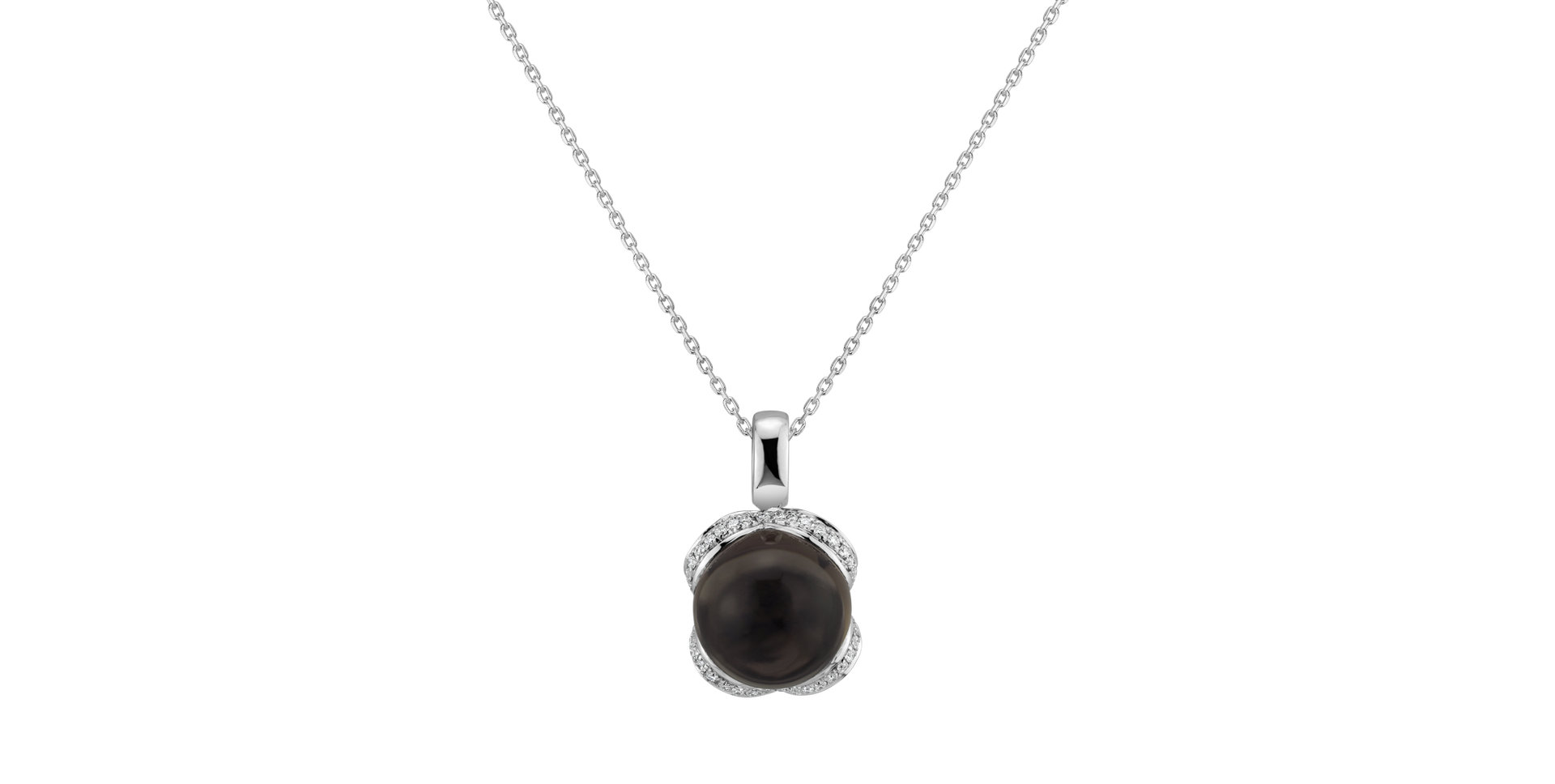 Přívěsok s quartzom a diamantmi Royal Drop