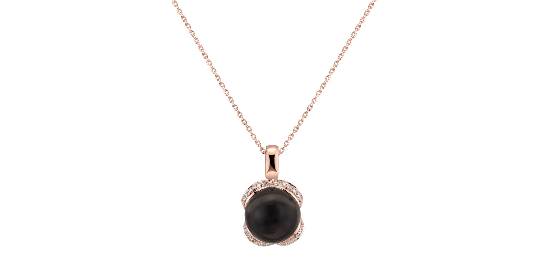 Přívěsok s quartzom a diamantmi Royal Drop