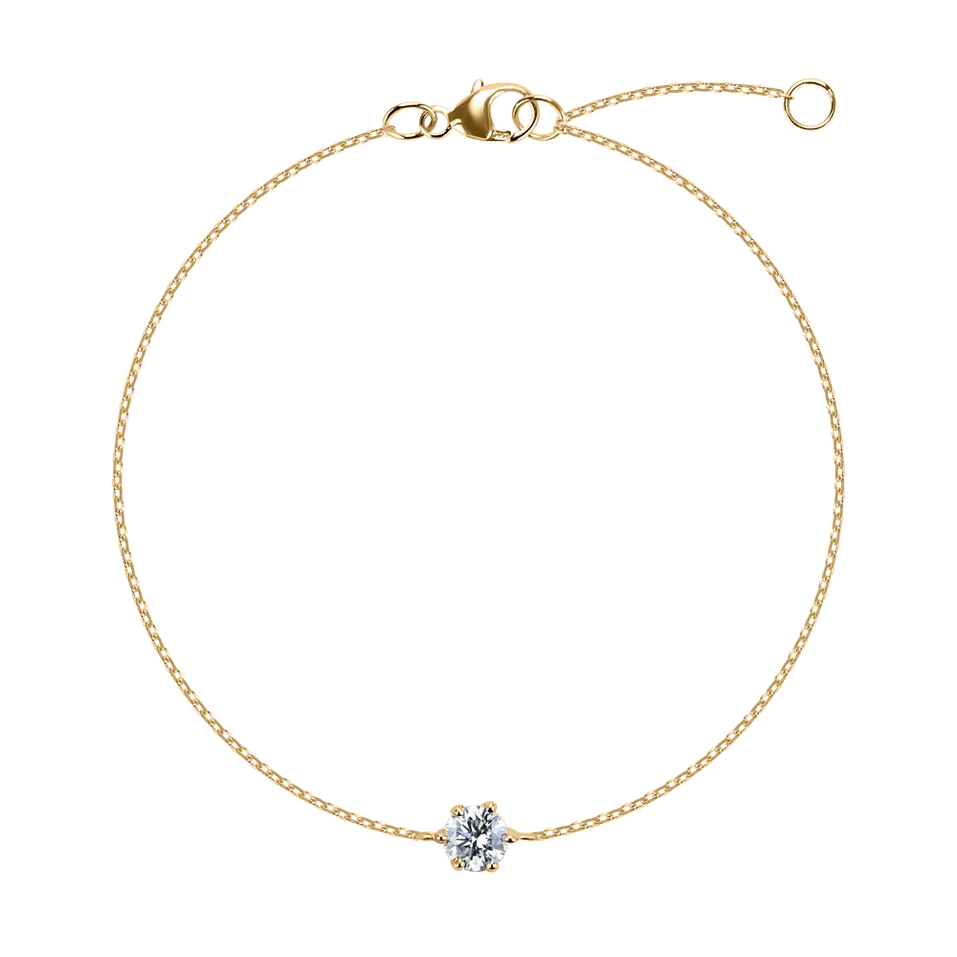 Náramok s diamantom Essential Shine