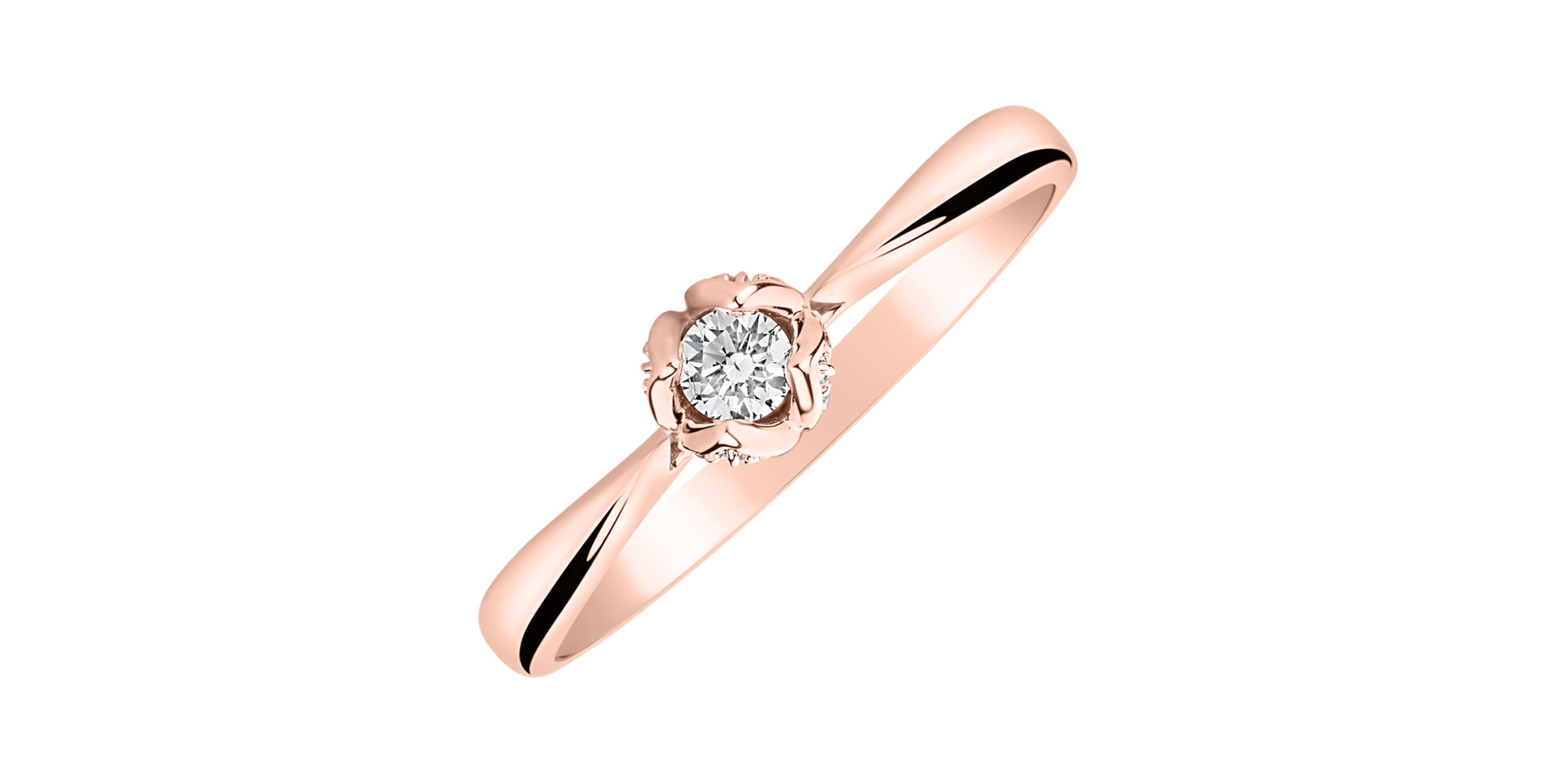 Prsteň s diamantmi Royal Star