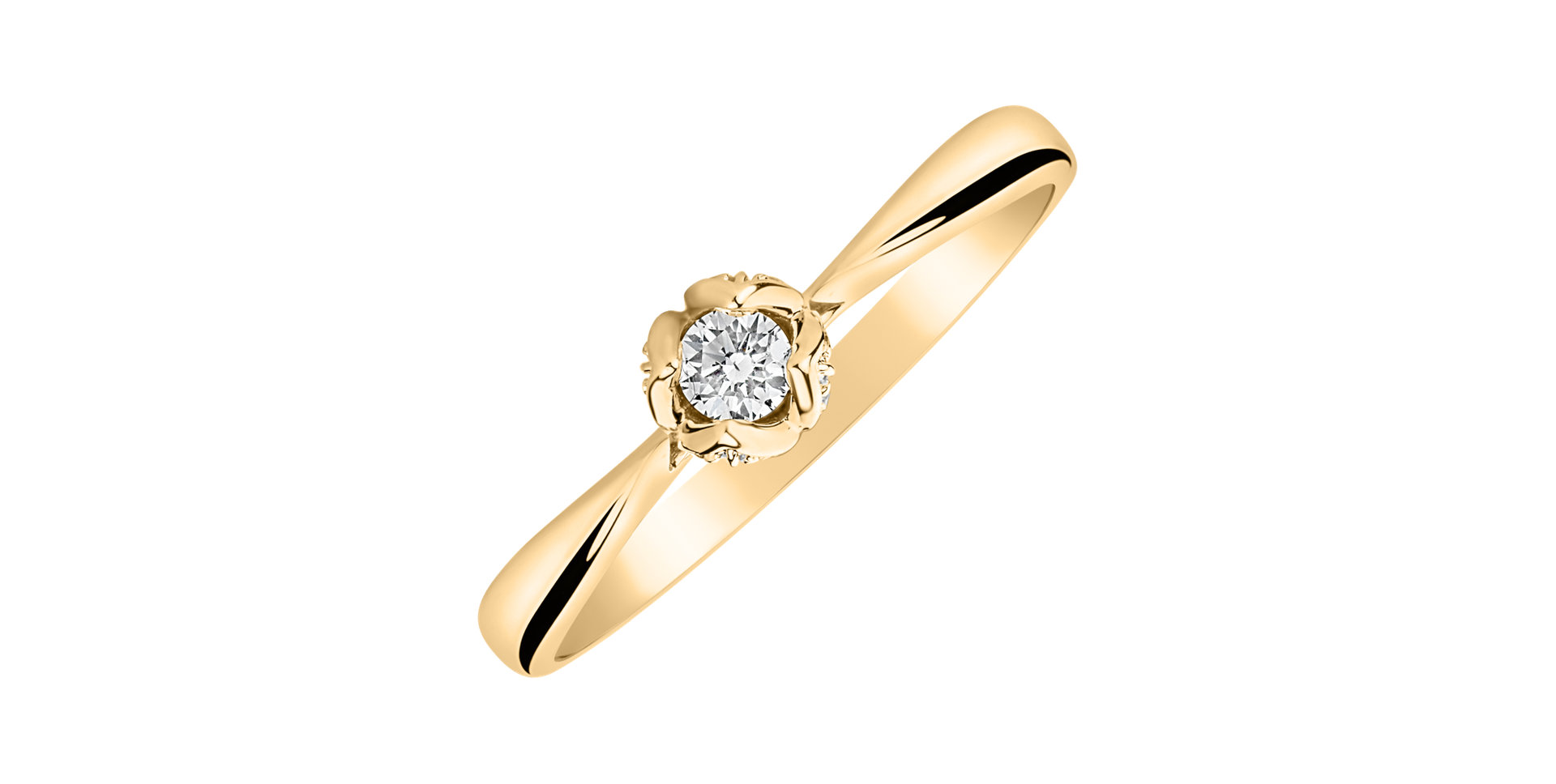 Prsteň s diamantmi Royal Star