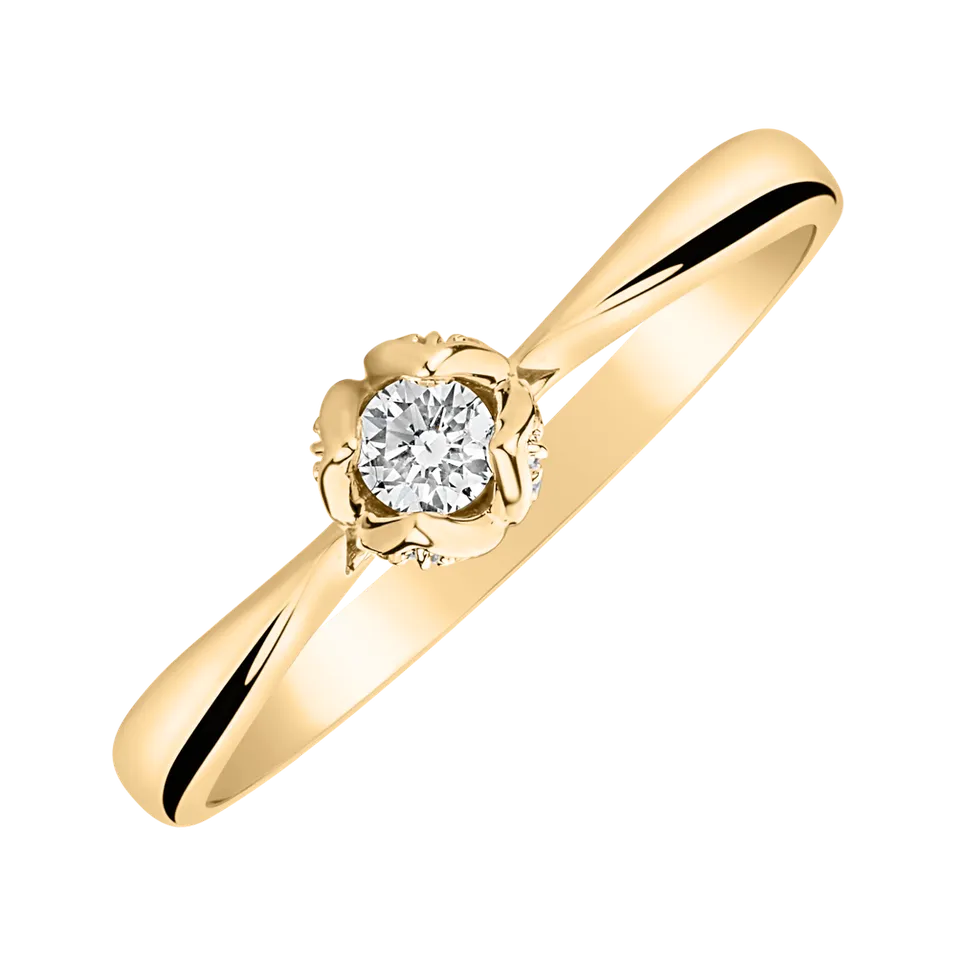 Prsteň s diamantmi Royal Star