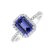 Prsteň s tanzanitom a diamantmi Diaona2