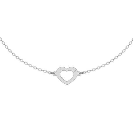 Náramok s diamantom Hearts