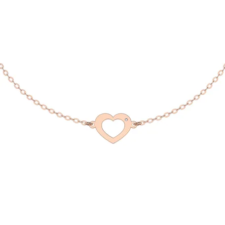 Náramok s diamantom Hearts