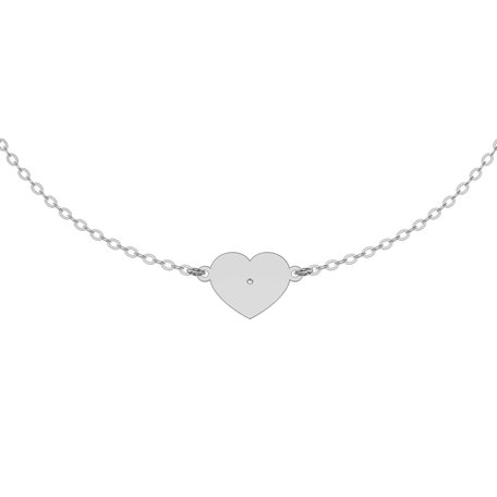 Náramok s diamantom Glittering Heart