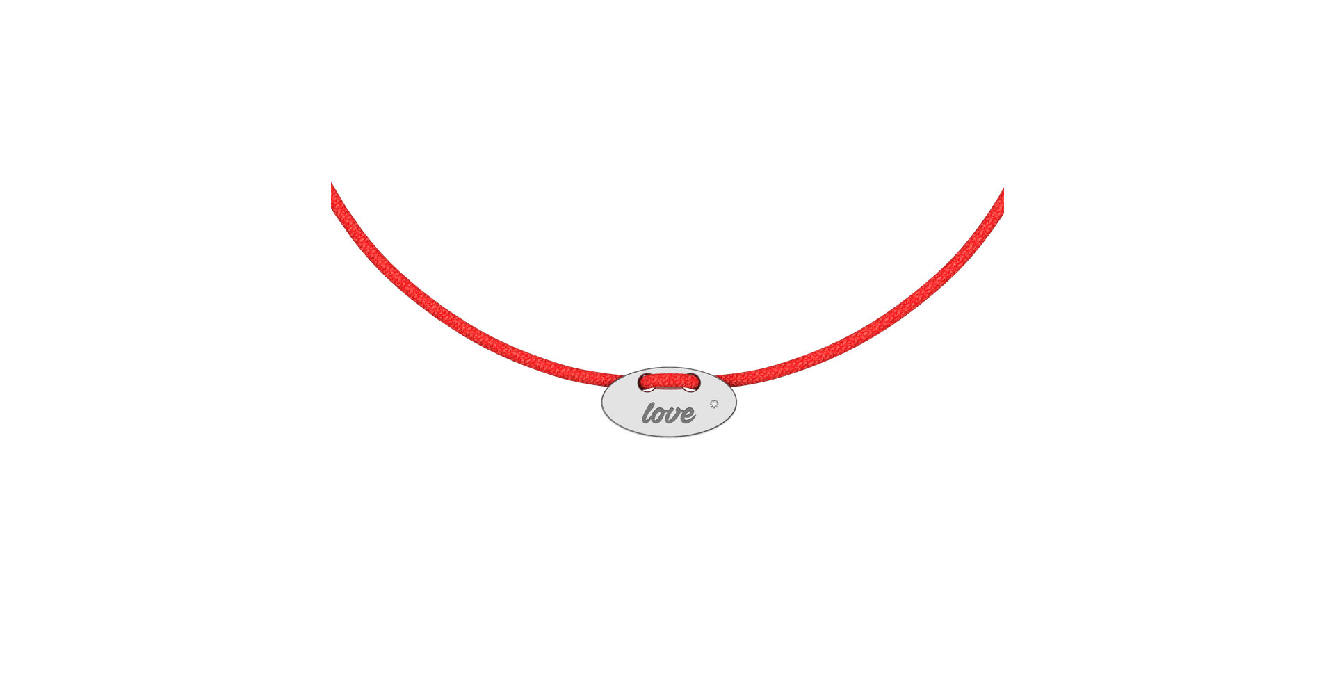 Diamantový náramok so šnúrkou Mini Stamp