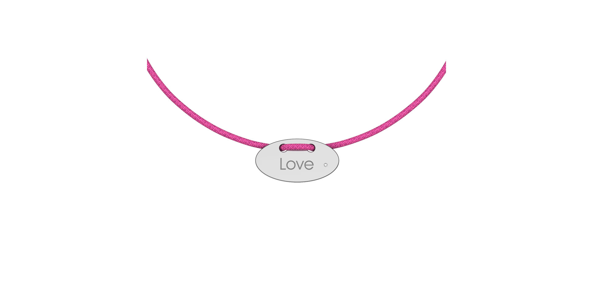 Diamantový náramok so šnúrkou Stamp