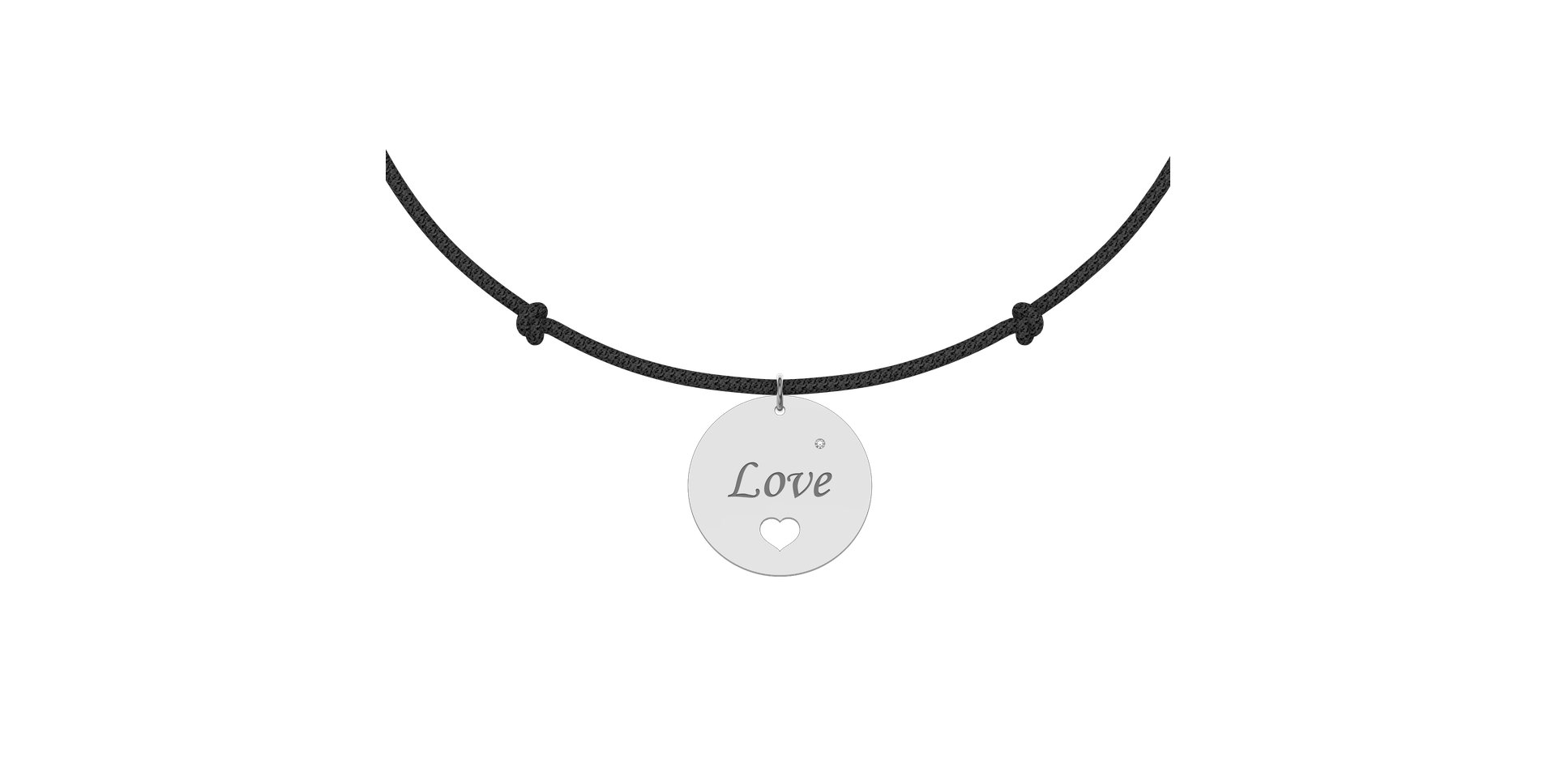 Diamantový náramok so šnúrkou Love Magical