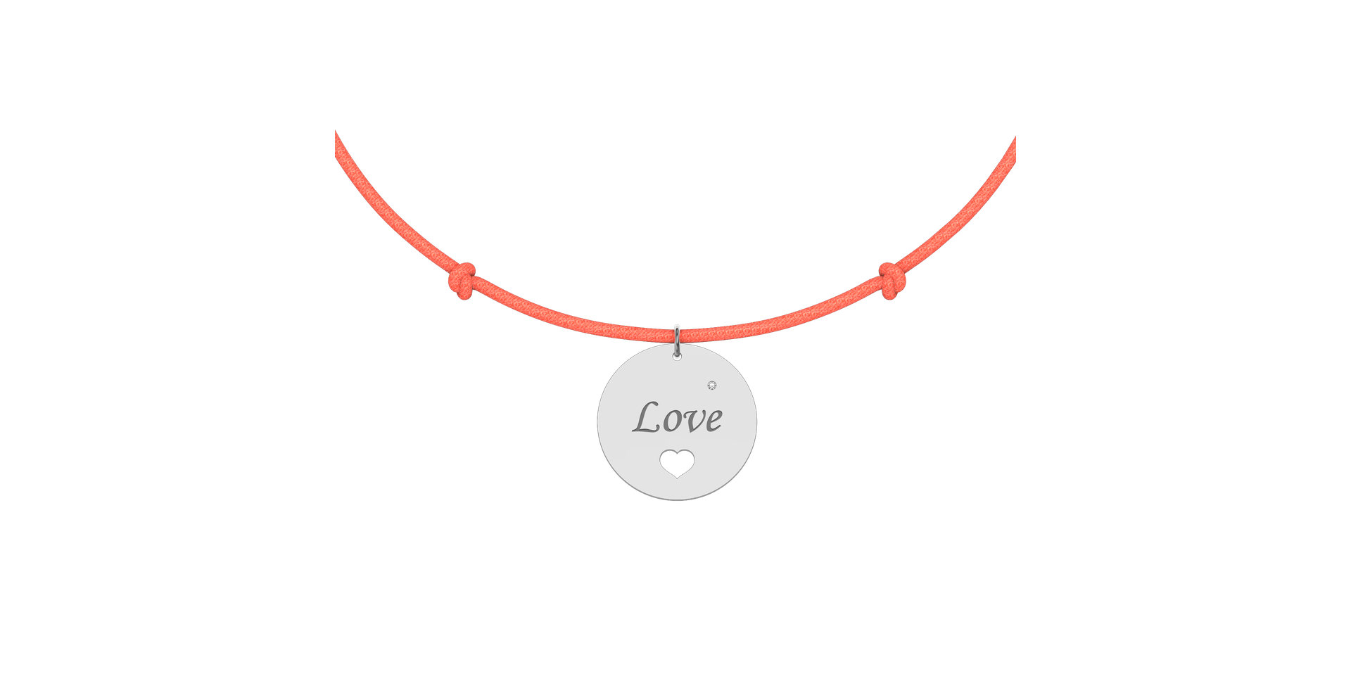 Diamantový náramok so šnúrkou Love Magical