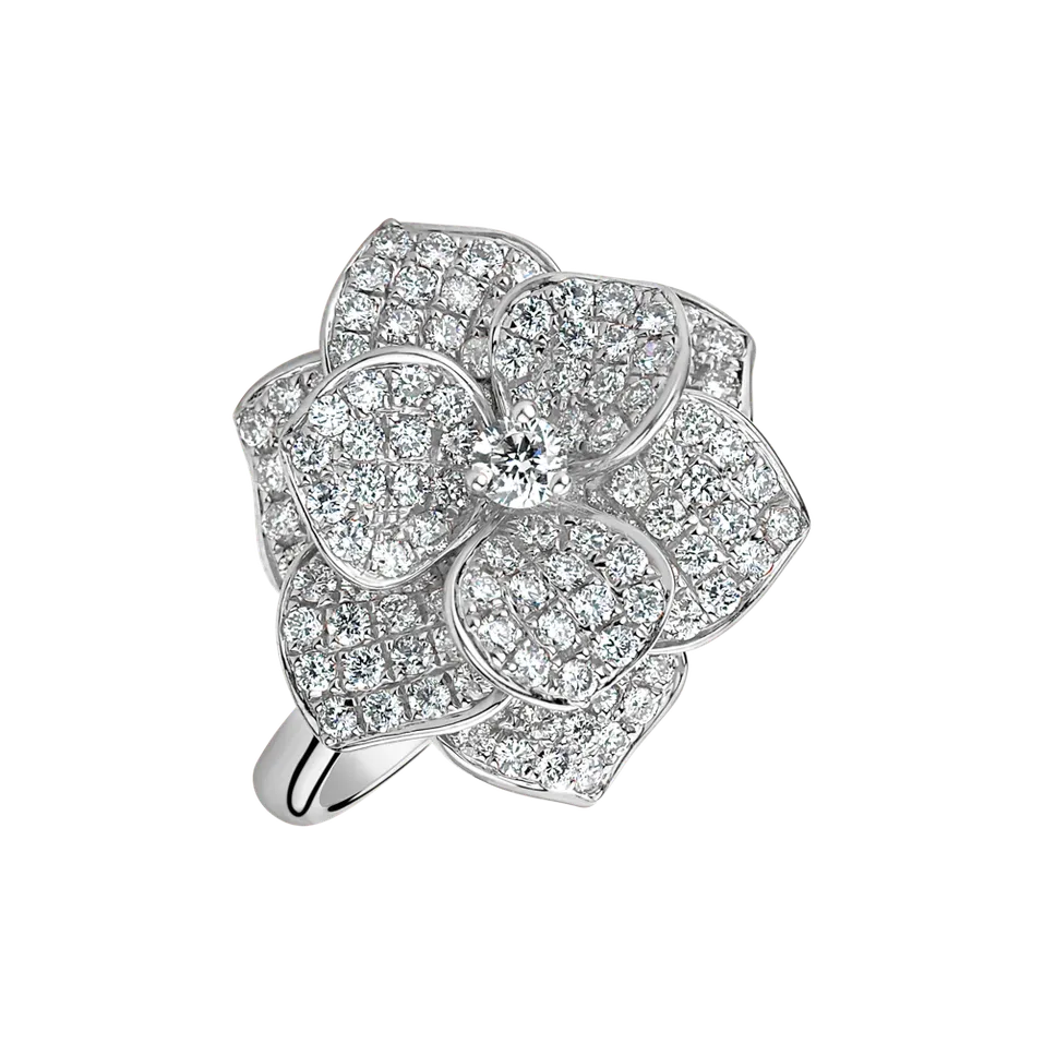 Prsteň s diamantmi Blooming Desire