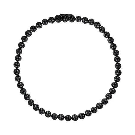 Náramok s čiernymi diamantmi Dark Temptation
