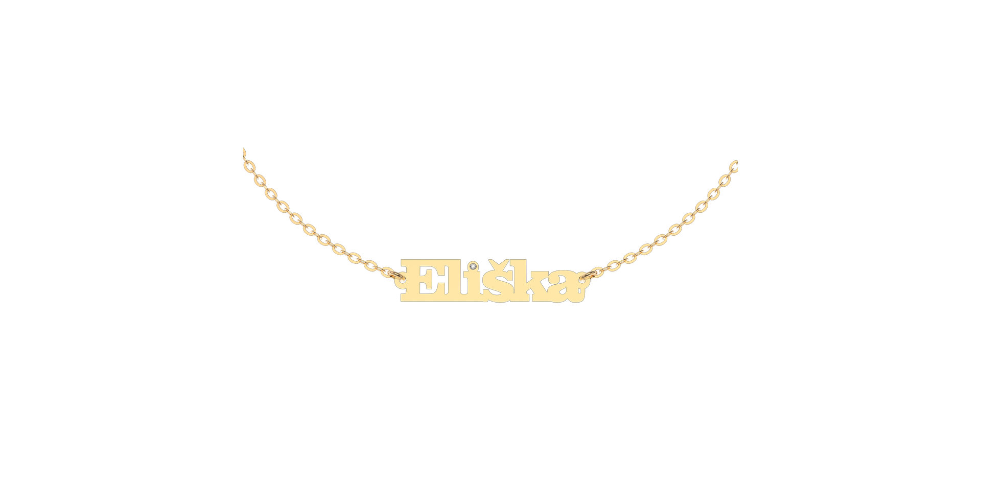 Náramok s diamantom Name