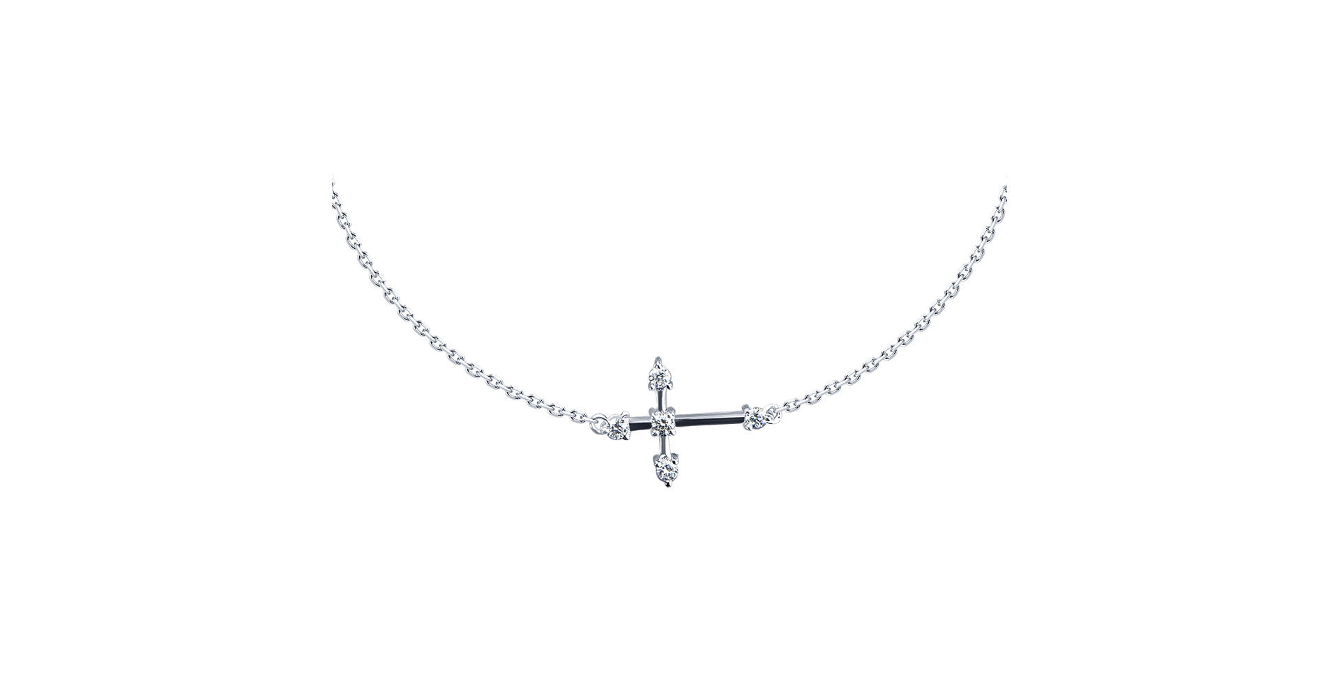 Náramok s diamantmi Shiny Cross